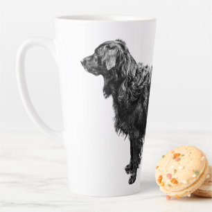 Caneca De Café Latte Observador Brilhante da Abóbora