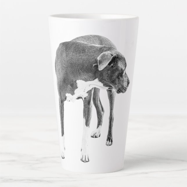 Caneca De Café Latte Observador de Campo de Twilight (Frente)