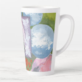 Caneca De Café Latte Observance Folk Art de AnyaC