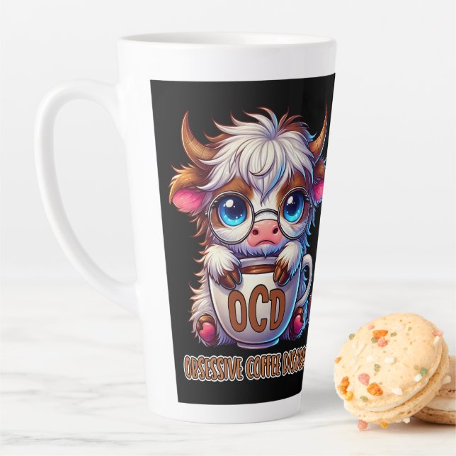 Caneca De Café Latte Obsessive Coffee Disorder  (In Situ)