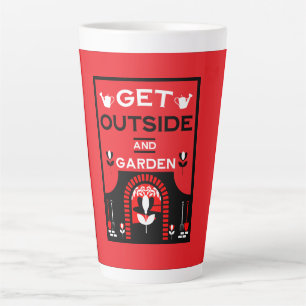Caneca De Café Latte Obter Presente de Jardinagem Exterior