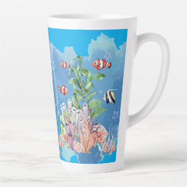 Caneca De Café Latte ocean nature