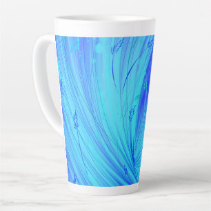 Caneca De Café Latte Oceano Estranho