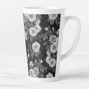 Caneca De Café Latte Oculto nas rosas 3