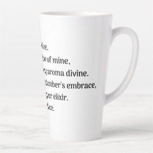 Caneca De Café Latte Oh café,