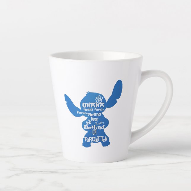 Caneca De Café Latte Ohana (Direita)