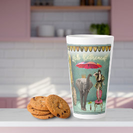 Caneca De Café Latte Olá, Diversão de Reforma e Funky