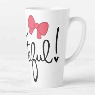 Caneca De Café Latte Olá linda