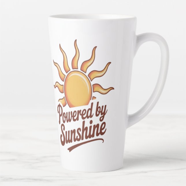 Caneca De Café Latte Olá Summer (Direita)