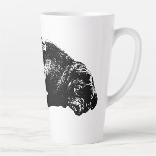 Caneca De Café Latte Olhando para Cima, Humor Positivo