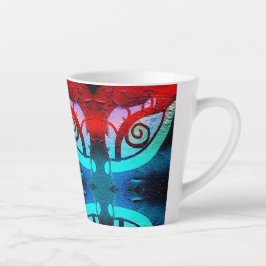 Caneca De Café Latte olho mau noite