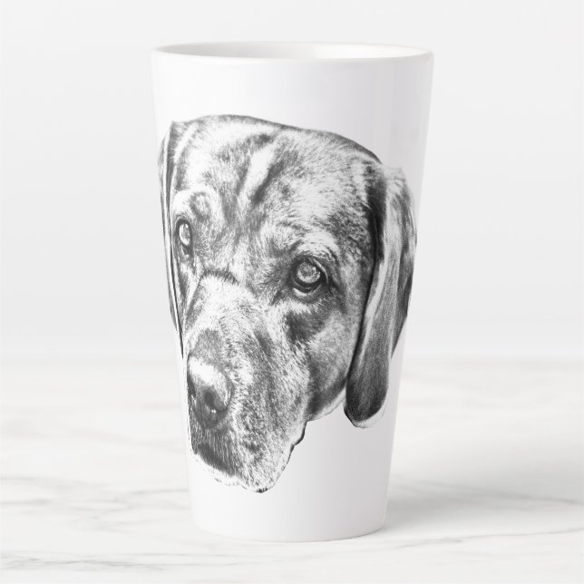 Caneca De Café Latte Olhos Quentes no Brilho da Colheita (Frente)