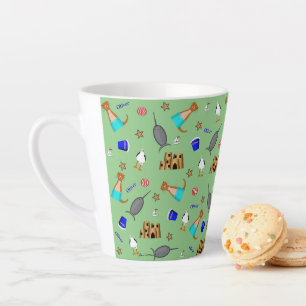 Caneca De Café Latte Oliver The Otter Summer Beach Vacntern