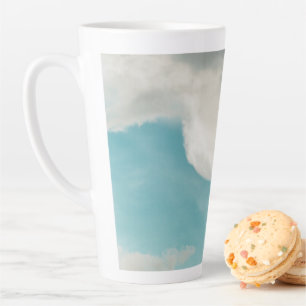 Caneca De Café Latte ondas em todas as direções