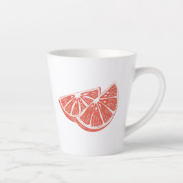 Caneca De Café Latte Orange