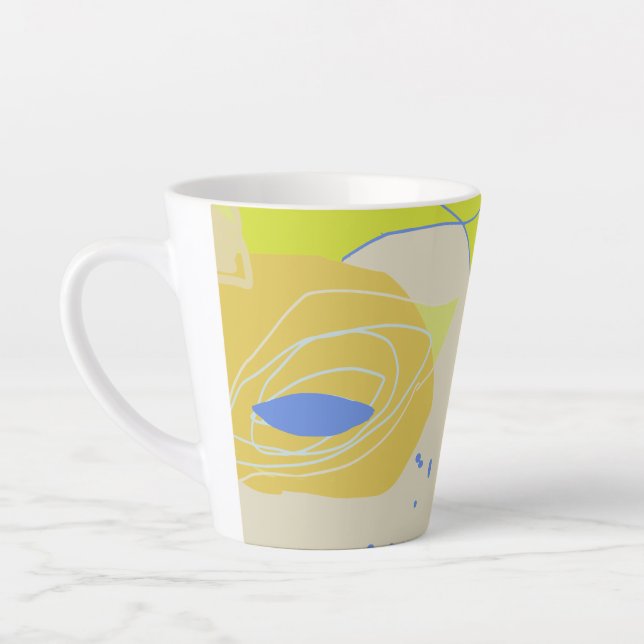 Caneca De Café Latte Orgânico, fruta como design (Esquerda)