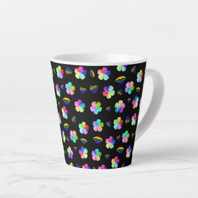 Caneca De Café Latte Orgulho (Ângulo direito)