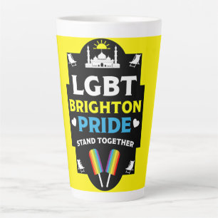 Caneca De Café Latte Orgulho Brighton e Hove