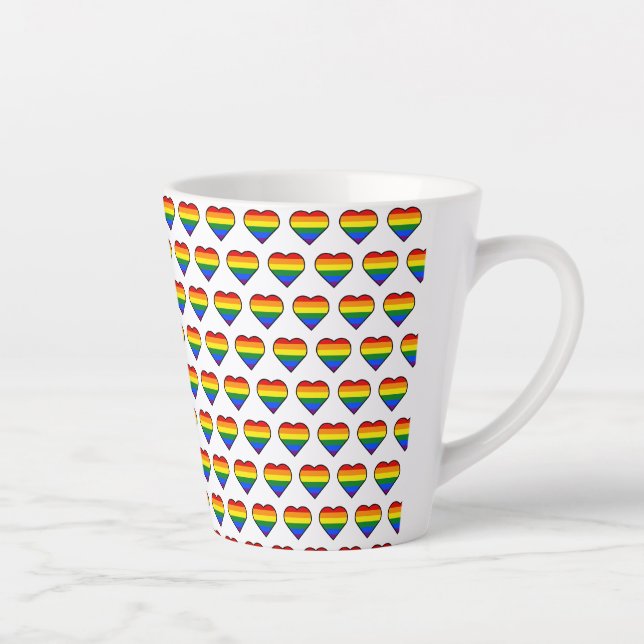 CANECA DE CAFÉ LATTE ORGULHO CORAÇÃO (Direita)