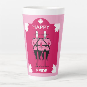 Caneca De Café Latte Orgulho gay mês Canadá