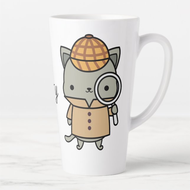 Caneca De Café Latte Orgulhoso Leitor Misterioso Cozy (Direita)