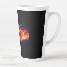 Caneca De Café Latte Os Cães Do Inferno Estão Em Movimento