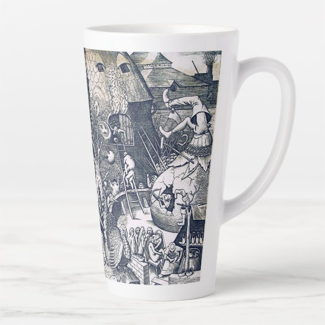 Caneca De Café Latte Os Sete Pecados Mortais - Inveja (Direita)