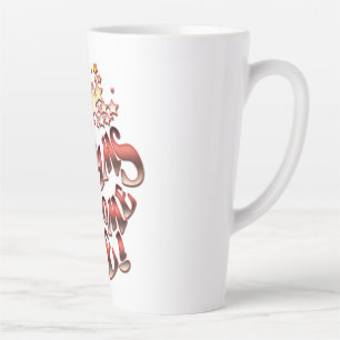 Caneca De Café Latte Os sonhos se tornam realidade
