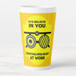 Caneca De Café Latte Osteopatia Cirurgiões Oculares