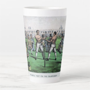 Caneca De Café Latte Ótima Luta pelo Campeonato, Boxe Clássico