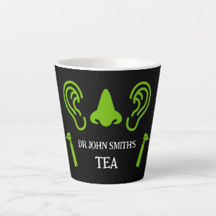Caneca De Café Latte Otorrinolaringologia Otorrinolaringologista ENT