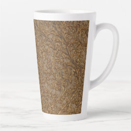 Caneca De Café Latte Ouro Barroco A Paisagem