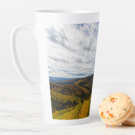Caneca De Café Latte Outono em Angel Rocks