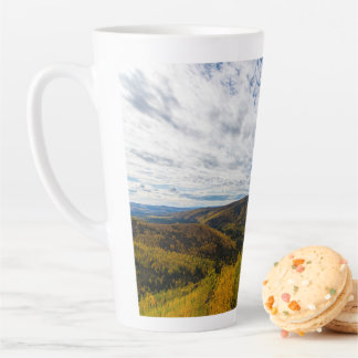 Caneca De Café Latte Outono em Angel Rocks