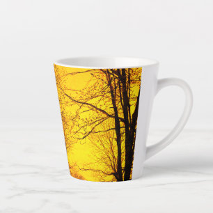 Caneca De Café Latte Outubro depois John Atkinson Grimshaw