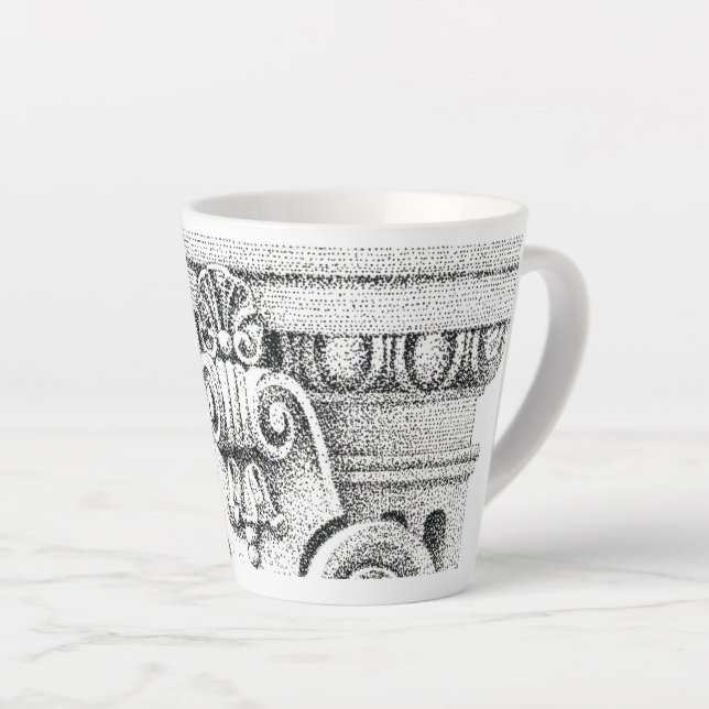 Caneca De Café Latte OVO e DART Latte Mug (Ângulo direito)