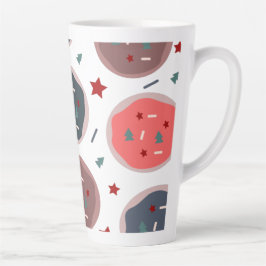 Caneca De Café Latte Padaria de Bolinhos Fofo Sprinkles Doce Café Gigan