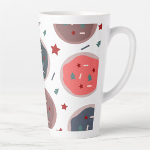 Caneca De Café Latte Padaria de Bolinhos Fofo Sprinkles Doce Café Gigan