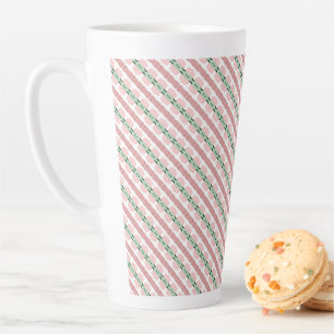 Caneca De Café Latte Padrão de Natal