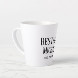Caneca De Café Latte PADRINHO DE CASAMENTO Bestman GIFTS Classic Black