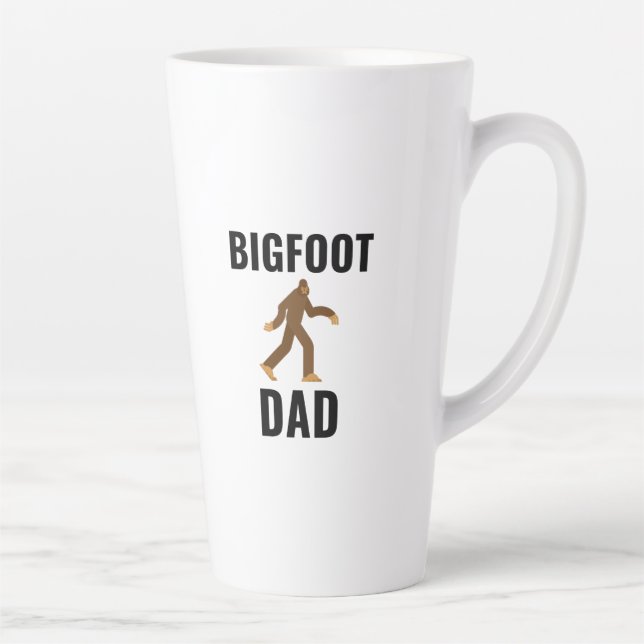 Caneca De Café Latte Pai Bigfoot (Direita)