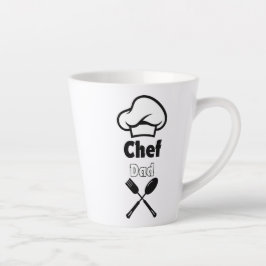 Caneca De Café Latte Pai Chef