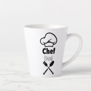 Caneca De Café Latte Pai Chef