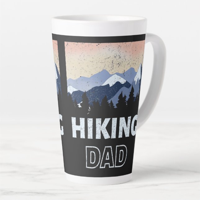 Caneca De Café Latte Pai de dia de os pais (Ângulo direito)