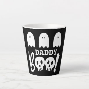 Caneca De Café Latte Pai de Halloween Boo Spooky Ghost
