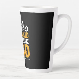 Caneca De Café Latte Pai de presentes Por Trás De Um Bom Filho É Um P