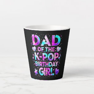 Caneca De Café Latte Pai do K-Pop Aniversário Música Coreana