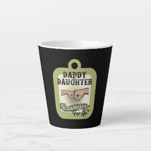Caneca De Café Latte pai e filha melhores amigos para a vida