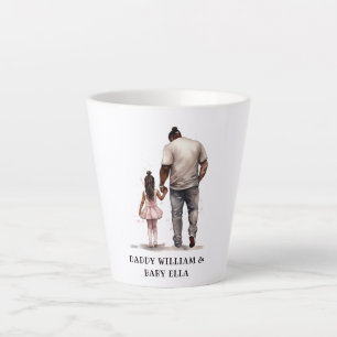 Caneca De Café Latte Pai Negro e Filha Bond (6)