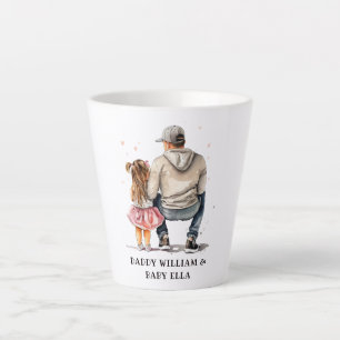 Caneca De Café Latte Pai Negro e Filha Bond (9)
